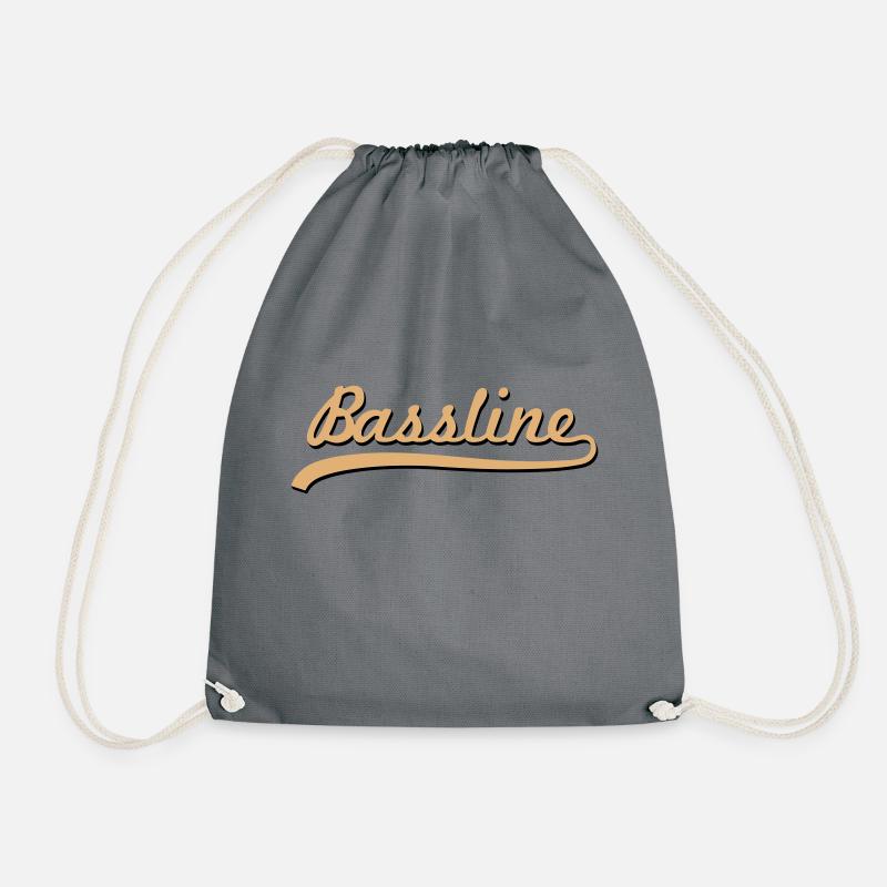 Bassline / Dubstep / Techno / Bass - Turnbeutel - Grau