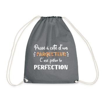 Passé à côté d'un parqueteur t-shirt homme - Sac de sport léger - gris - Devant