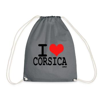 i love corsica - couleurs personnalisables - Sac de sport léger - gris - Devant