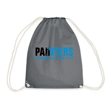 painters_062012_a_2c - Drawstring Bag - grey - Front