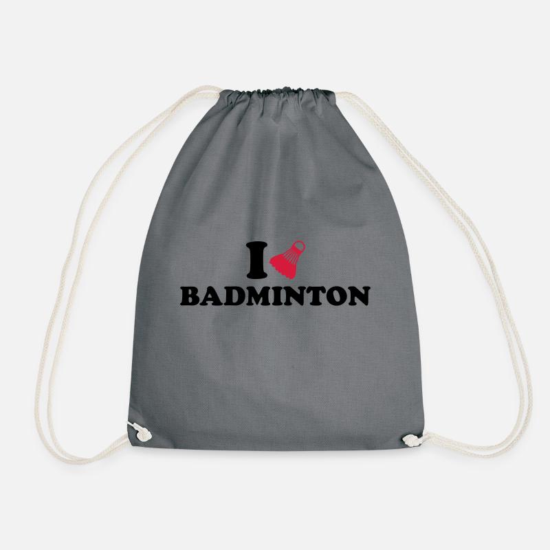 Badminton - Turnbeutel - Grau