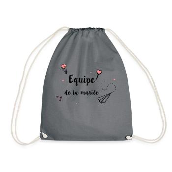 Equipe de la mariée - Sac de sport léger - gris - Devant