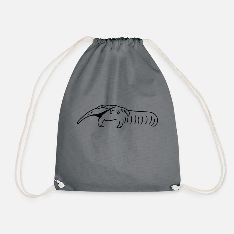 AntEater - Drawstring Bag - grey