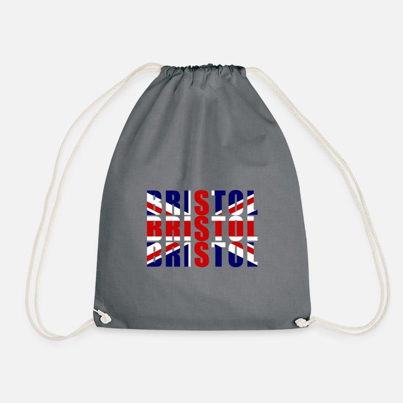 BRISTOL - Drawstring Bag - grey