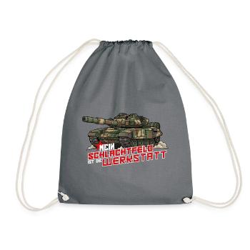 Panzer T-90 – Schlachtfeld Werkstatt - RCCX  - Turnbeutel - Grau - Vorne