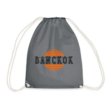 Bangkok rétro - Sac de sport léger - gris - Devant