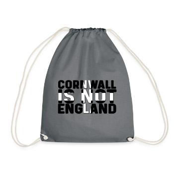 Cornwall ist nicht England - Turnbeutel - Grau - Vorne