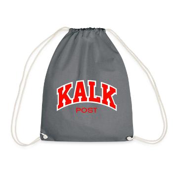 Lime Post - Drawstring Bag - grey - Front