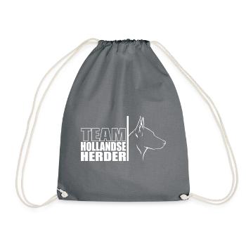 TEAM Hollandse Herder Chien Chien Wilsigns - Sac de sport léger - gris - Devant