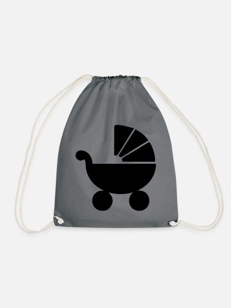Kinderwagen baby - Turnbeutel - Grau