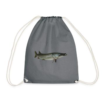 Brochet - Sac de sport léger - gris - Devant