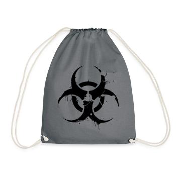Radioactive - Drawstring Bag - grey - Front