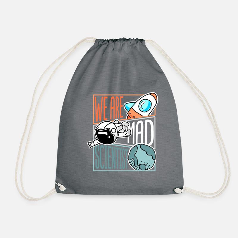 We Are Mad Scientist Astronaut Rocket Science Gift - Turnbeutel - Grau