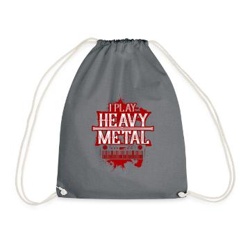 Chemise Heavy Metal - Sac de sport léger - gris - Devant