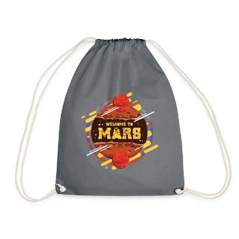 Bienvenue sur Mars Gift Idea - Sac de sport léger - gris - Devant