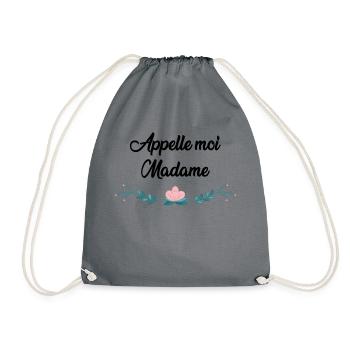 Appelle moi madame - Sac de sport léger - gris - Devant