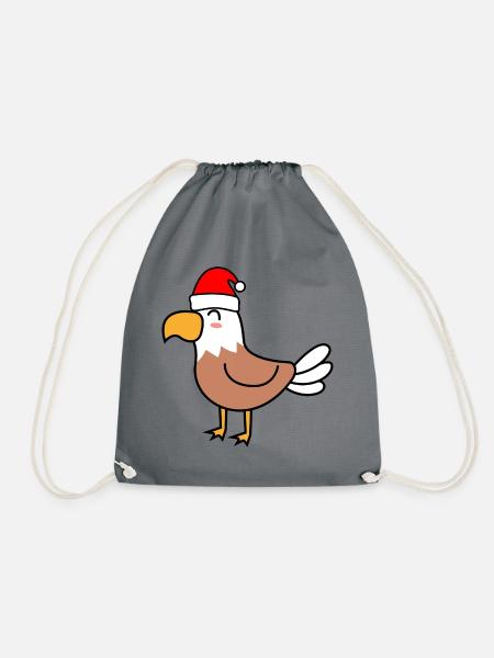 Adler Comic Weihnachten Xmas - Turnbeutel - Grau