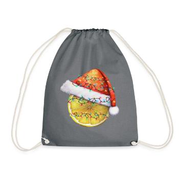 Citron de Noël - Sac de sport léger - gris - Devant