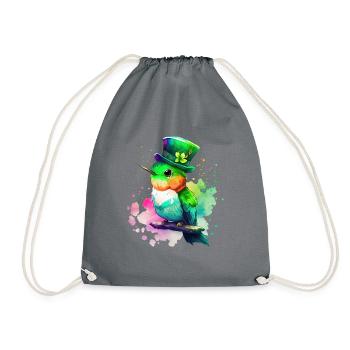 St Paddy's St Patricksday St Patrick Day - Drawstring Bag - grey - Front