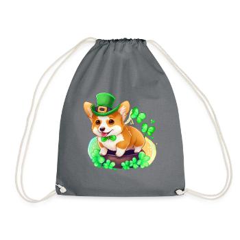 St Paddy's St Patricksday St Patrick Day - Drawstring Bag - grey - Front