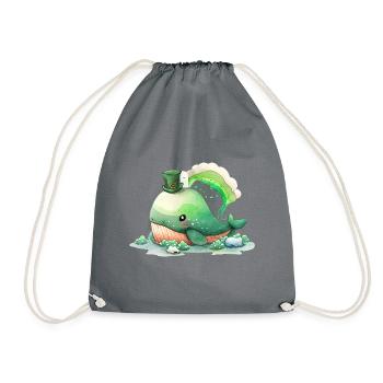 St Paddy's St Patricksday St Patrick Day - Drawstring Bag - grey - Front