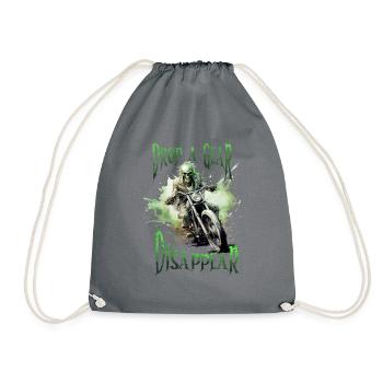 Halloween Pumpkin Horror - Drawstring Bag - grey - Front