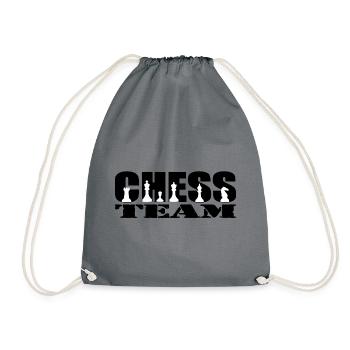 Chess Team - Drawstring Bag - grey - Front
