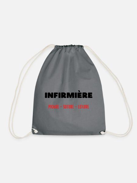 Métier infirmière piqûre suture luxure - Sac de sport léger - gris