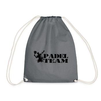 Padel-Mannschaft - Turnbeutel - Grau - Vorne
