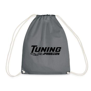 Tuning - Drawstring Bag - grey - Front