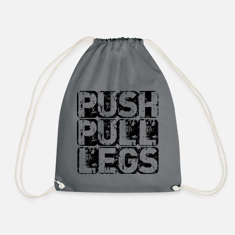 PUSH PULL LEG - Sac de sport léger - gris