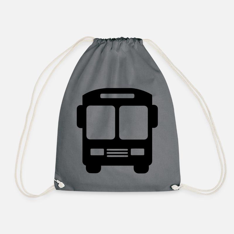 Bus-Logo - Turnbeutel - Grau