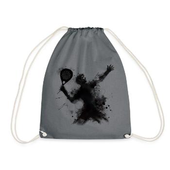 Padel - Drawstring Bag - grey - Front