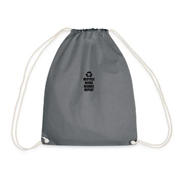 recycler le devis de répétition - Sac de sport léger - gris - Devant