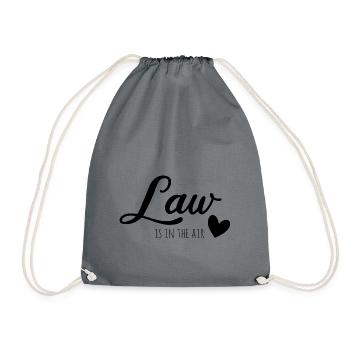 law is in the air - Drawstring Bag - grey - Front