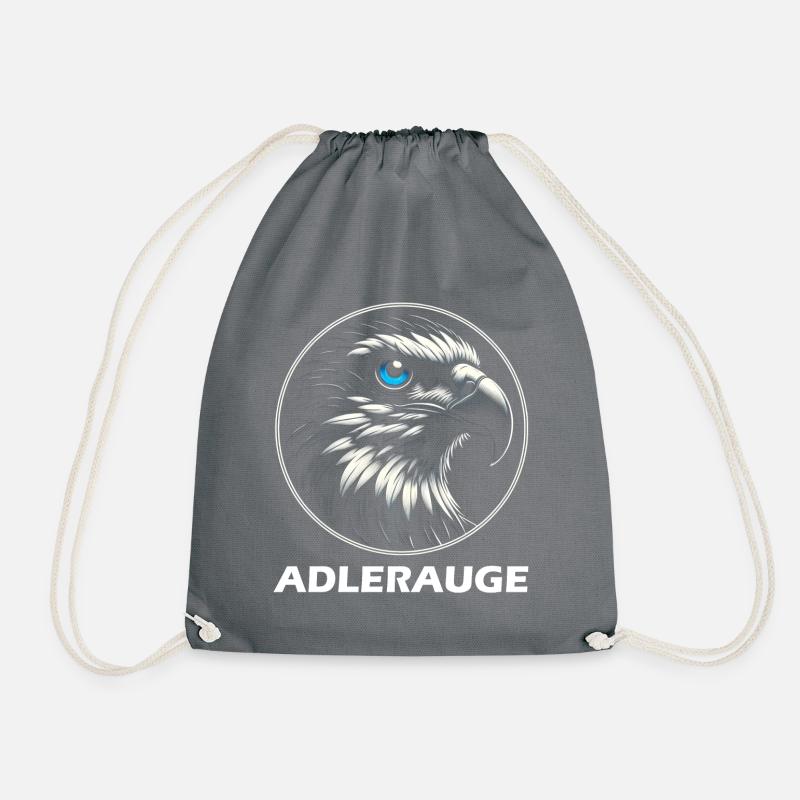 Adlerauge - Turnbeutel - Grau