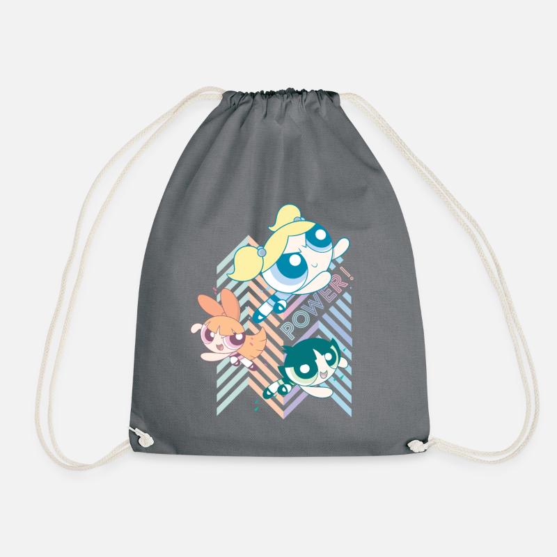 Powerpuff Girls Power - Drawstring Bag - grey