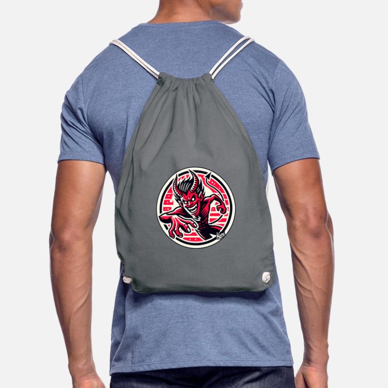Agile Evil Devilish Devil Devil Devil Drawstring Bag