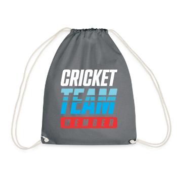 Cricket Team - Turnbeutel - Grau - Vorne