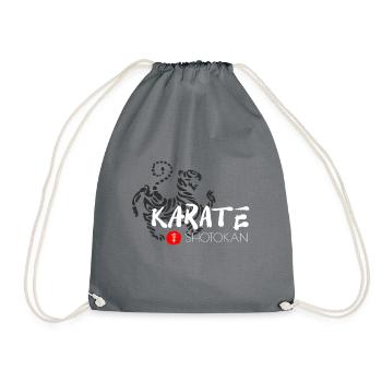 karaté shotokan kanji tigre - Sac de sport léger - gris - Devant