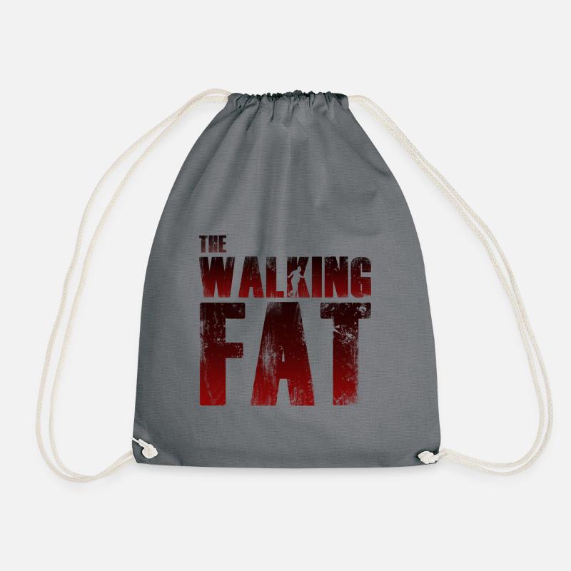 Fat Dick - Drawstring Bag - grey