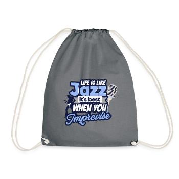 jazz - Sac de sport léger - gris - Devant