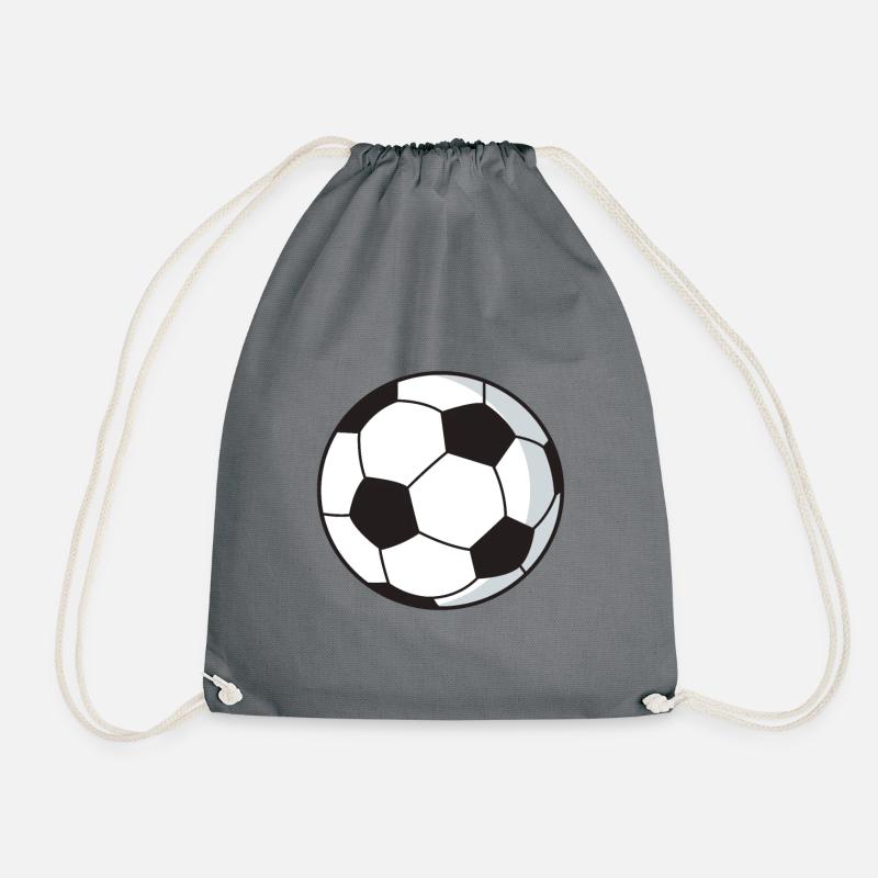 Fußball - Turnbeutel - Grau