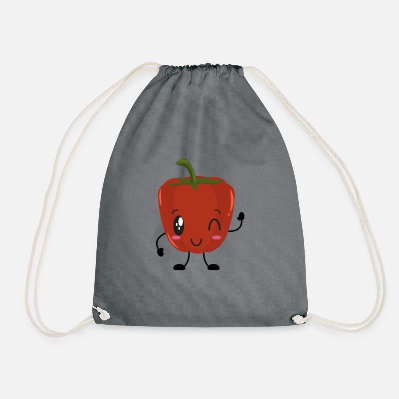 Paprika - Turnbeutel - Grau
