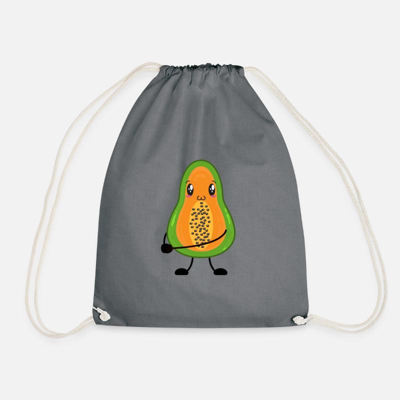 Papaya - Turnbeutel - Grau