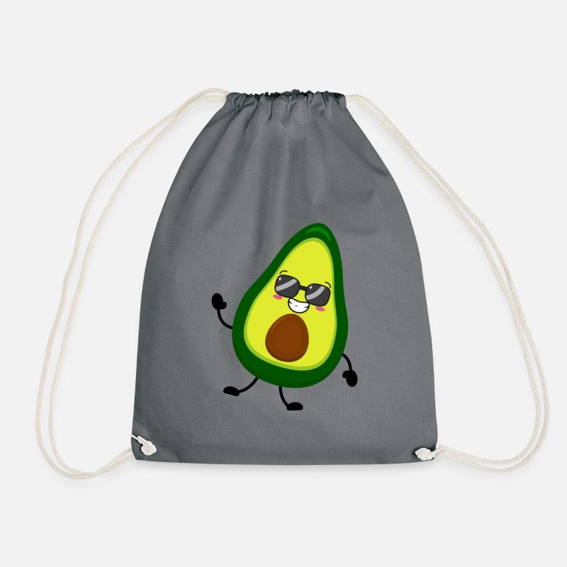 Avocado - Turnbeutel - Grau