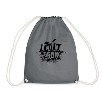 Jardin jardin jardinier - Sac de sport léger - gris - Devant