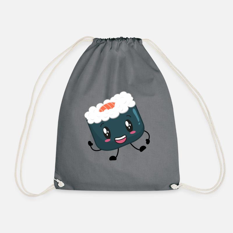 Sushi - Turnbeutel - Grau