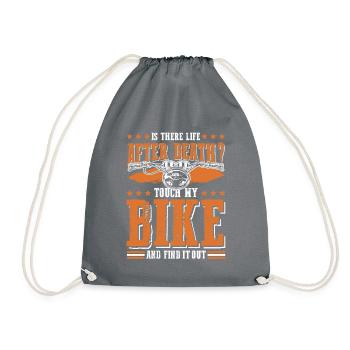 vélo motard moto - Sac de sport léger - gris - Devant