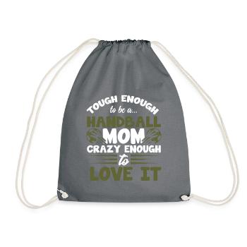 handball maman maman - Sac de sport léger - gris - Devant